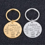 Exquisite Personalized Baby Keychain