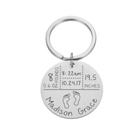 Exquisite Personalized Baby Keychain