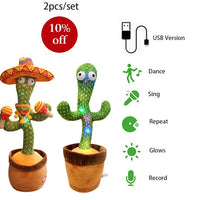 DANCING CACTUS PLANT - USB Charging Version