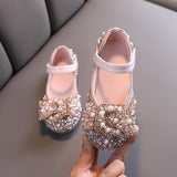 Pearl Rhinestones Shining Shoes