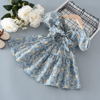 GIRL FLORAL SLEEVE DRESS - babiespace