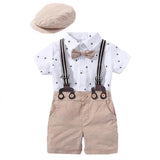 BOW OUTFIT HAT + ROMPERS - babiespace