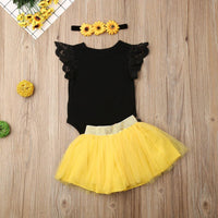 3 Pcs FLORAL SHORTS OUTFIT - babiespace