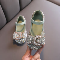 Pearl Rhinestones Shining Shoes