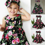 GIRL ROSE DRESS - babiespace